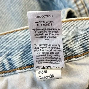 PacSun Light Wash High Rise Straight Button Fly Jeans 27‎ Cotton Casual Academic thumbnail 4