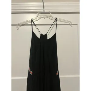 Umgee Black Halter Maxi Dress Women's Size Medium Sleeveless Boho Resort Vacay thumbnail 6