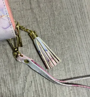 Pink Marble Wristlet Wallet thumbnail 3