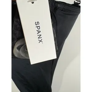 Spanx Suit Your Fancy Strapless Cupped Mid-Thigh Bodysuit Very Black 10156R M thumbnail 5