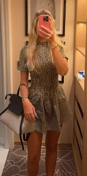 Revolve Apres Studio viral mini dress thumbnail 1