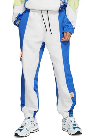 Nike Sportswear Icon Clash Pants Sweatpants Blue Gray Workout Womens Small Gym thumbnail 1