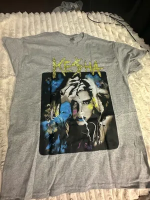 kesha t shirt Gray Size L thumbnail 1