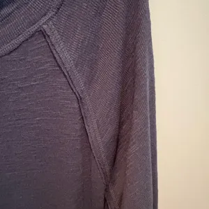 We The Free Blue OTS Top By Free People in Size M thumbnail 3