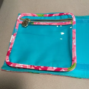 Lilly Pulitzer Pink Floral Jewelry Travel Bag thumbnail 3