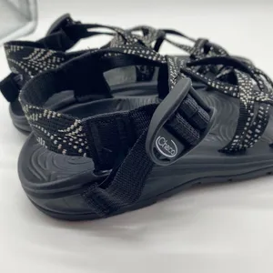 NWOT Chaco Black White Strappy Toe Strap Gorpcore Outdoor Sandals Water Women 7 thumbnail 5