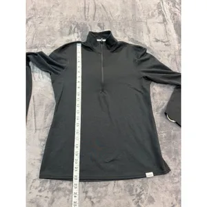 Patagonia Capilene 3 Midweight Base Layer Womens Black 1/4 Zip Top Small thumbnail 5