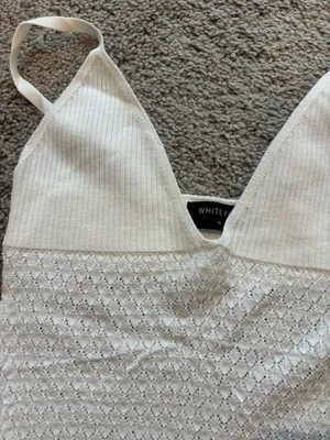 NEW White Fox Boutique White Top S thumbnail 8