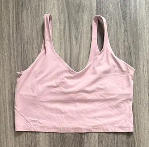 lululemon athletica Pink align Tank Top size 14 thumbnail 1