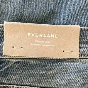 Everlane 90s Cheeky Jeans Size 24 High Rise Straight Leg NWT Blue thumbnail 7