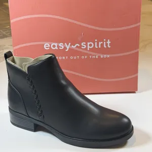 Easy Spirit Size-8 M Womens‎ Lorand Almond Casual Booties Black thumbnail 1