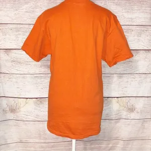 Vintage Fruit of the Loom Orange Fugitive, You Never Saw Me T-Shirt Size M thumbnail 3