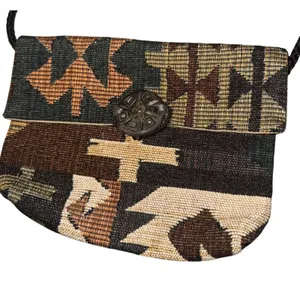 Kokopelli‎ Tapestry Crossbody Purse Bag Southwestern Geometric Western Aztec thumbnail 1