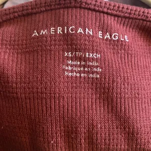 American Eagle XS Girls Women's Rust Orange Shirt Preowned thumbnail 3