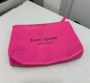 Kate Spade Women’s Pink Patent Leather Wristlet Zip Up thumbnail 1