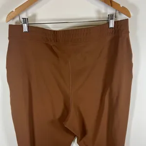 Aritzia The Group by Babaton Cognac Tapered Stretch Pants XL High‎ Rise Pockets thumbnail 7