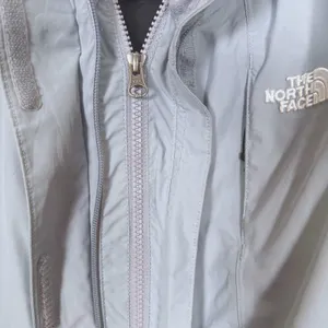 North‎ Face DryVent Women Lt Blue Waterproof Hooded Rain Jacket Small P Gorpcore thumbnail 12