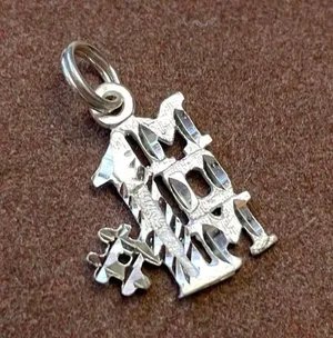 Number one mom 925 pendant Silver thumbnail 1
