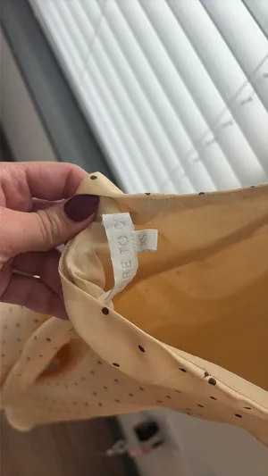 Revolve Stevie Halter Mini Dress in Yellow & Brown Dot MORE TO COME thumbnail 5