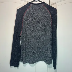 Woolrich Womens XL Grey Heather 1/4 Zip Sweater LambsWool Blend Nordic‎ Warm thumbnail 4