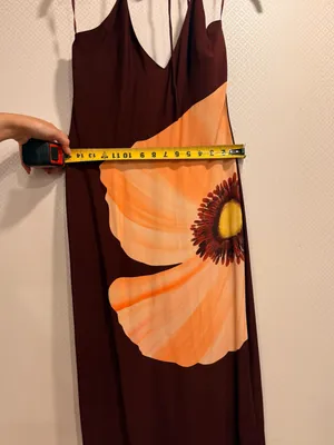Anthropologie Astoria Halter Midi Slip Dress with Large Floral Print in Burgundy thumbnail 8