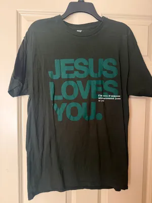 Jesus Gildan Loves You Tee thumbnail 1