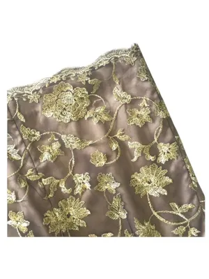 Adrianna Papell ✶ Strapless Lace Sheath Cocktail Dress ✶ Floral Embroidery ✶ 2 thumbnail 12