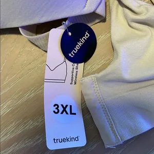 Truekind® Supportive Comfort Wireless Shaping Bra, Beige, 3XL, open package thumbnail 7
