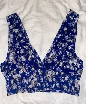 Cotton Candy LA Floral Crop Top thumbnail 1