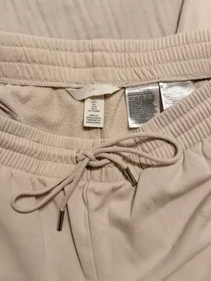 H&M Cream Joggers Sweatpants L thumbnail 3