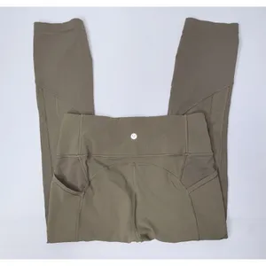 LULULEMON All The Right Places Crop II Leggings Women‎ Sz 8 Sage Active Workout thumbnail 6