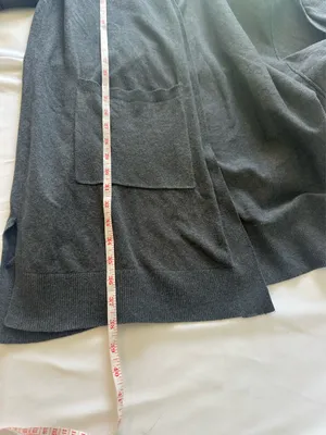 Duluth Open Front Fly Away Long Sleeve Cardigan Sweater Loose Slouchy Pockets L thumbnail 5