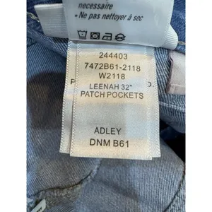 PAIGE Leenah Patch Pocket Wide Leg Jeans Adley Size 24 thumbnail 11
