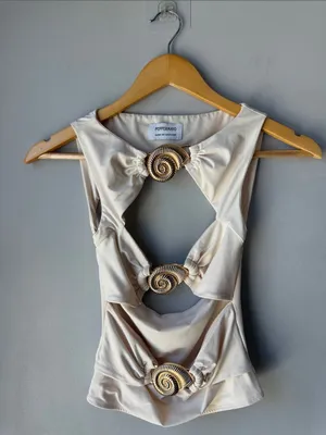Peppermayo Lagoon Cut Out Seashell Top thumbnail 2