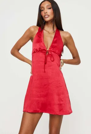 Princess Polly Lanier Mini Dress Red thumbnail 1