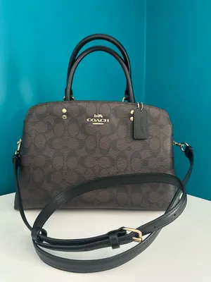 Coach Logo Crossbody Signature Brown Bag thumbnail 2