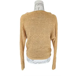 Abercrombie & Fitch marigold yellow‎ knit sweater Extra Small thumbnail 6