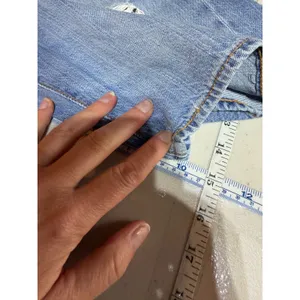 Levi's 501 Bermuda Shorts Womens Sz 30 Blue Distressed Button Fly Denim Classic‎ thumbnail 10
