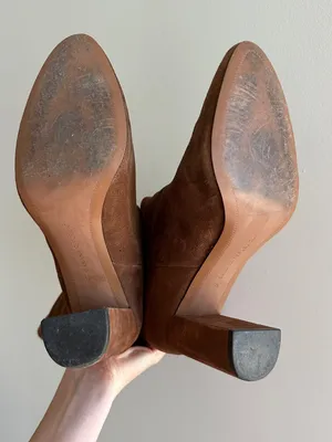 Banana Republic Midshaft Slouch Suede Boots, Nutmeg, Size 9.5 thumbnail 7