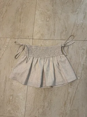 Princess Polly Linen Mini Skirt thumbnail 2
