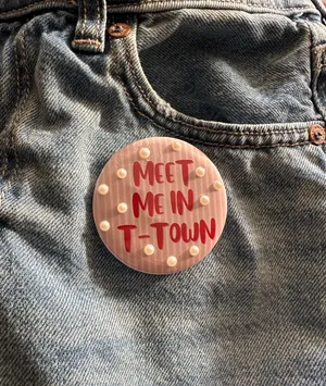 Handmade Alabama game day button pins thumbnail 6