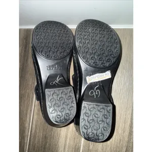 Dansko Tandy Mary Jane Black Leather Women's Shoes Strappy Comfort Clog Sz 36 thumbnail 6