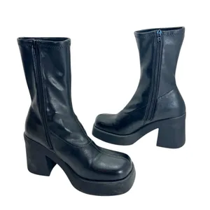 Steve Madden Klayton Black Platform Boots thumbnail 5