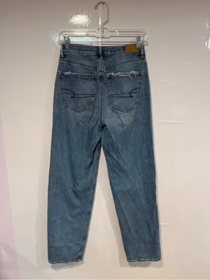 American Eagle Outfitters V-waist baggy jean - Light Blue thumbnail 5