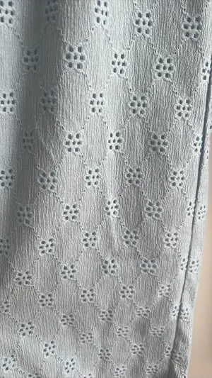 HYFVE Light Blue Wide Leg Pants thumbnail 7