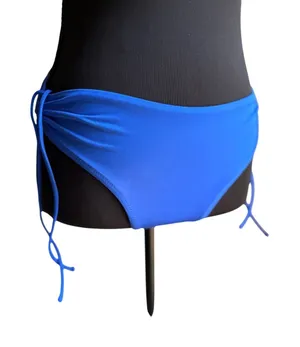 Athleta Side Tie Bikini Bottoms Small Blue Swim Bottoms thumbnail 1