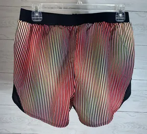 Under Armour heatgear striped shorts size M womens thumbnail 5