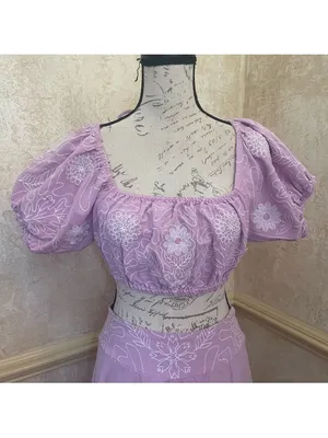 Free People Lotus Orchid Purple Sz. Small Set Skirt and crop top 100% cotton thumbnail 8