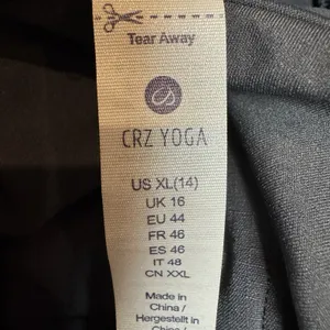 CRZ Yoga Shorts Stretch Woven Black Athleisure Women's Size XL Gym Yoga thumbnail 3