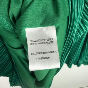 Hello Molly Hype Girl Plisse Long Sleeve Mini Dress Green US Size 8 thumbnail 10